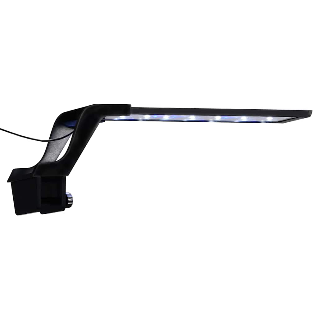 kék és fehér LED-lámpa akváriumhoz szorítóval 35 - 55 cm