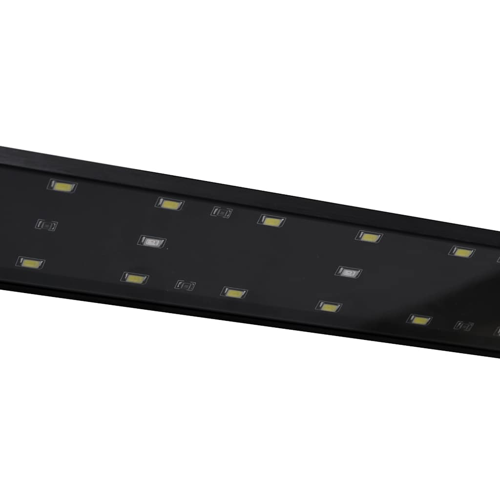 kék és fehér LED-lámpa akváriumhoz szorítóval 35 - 55 cm