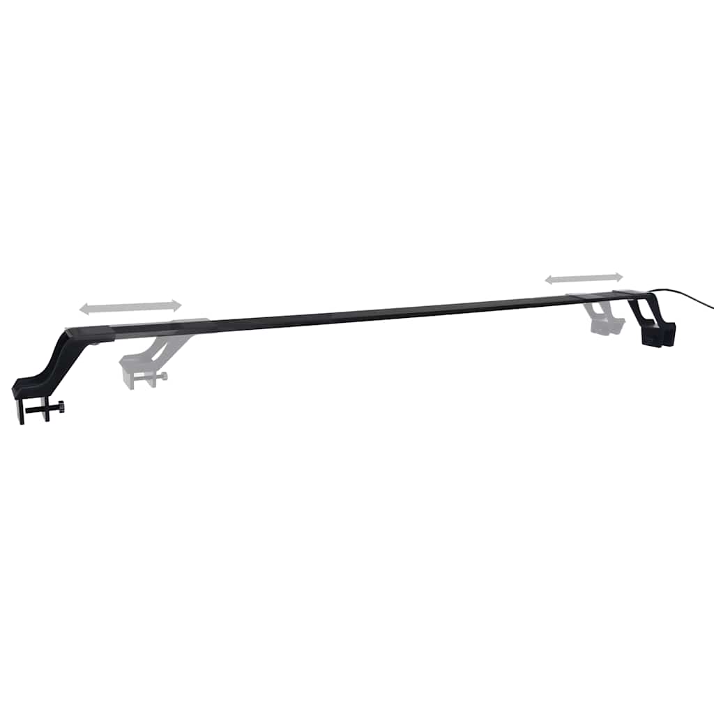 kék és fehér LED-lámpa akváriumhoz szorítókkal 90 - 105 cm