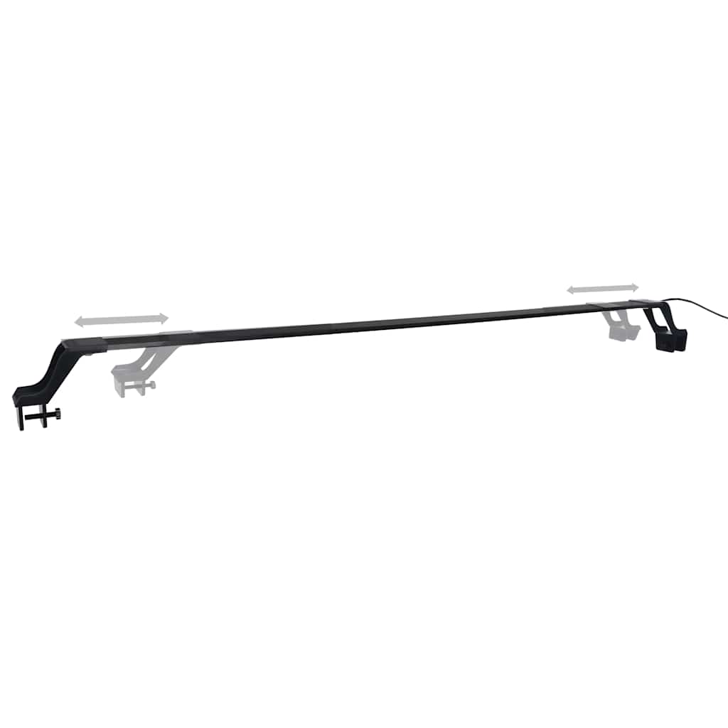 kék és fehér LED-lámpa akváriumhoz szorítókkal 115 - 130 cm