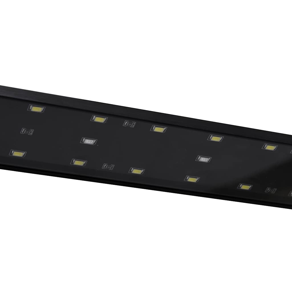 kék és fehér LED-lámpa akváriumhoz szorítókkal 115 - 130 cm