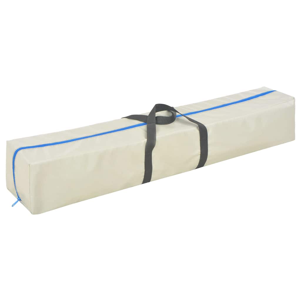 rózsaszín PVC felfújható tornaszőnyeg pumpával 600x100x10 cm