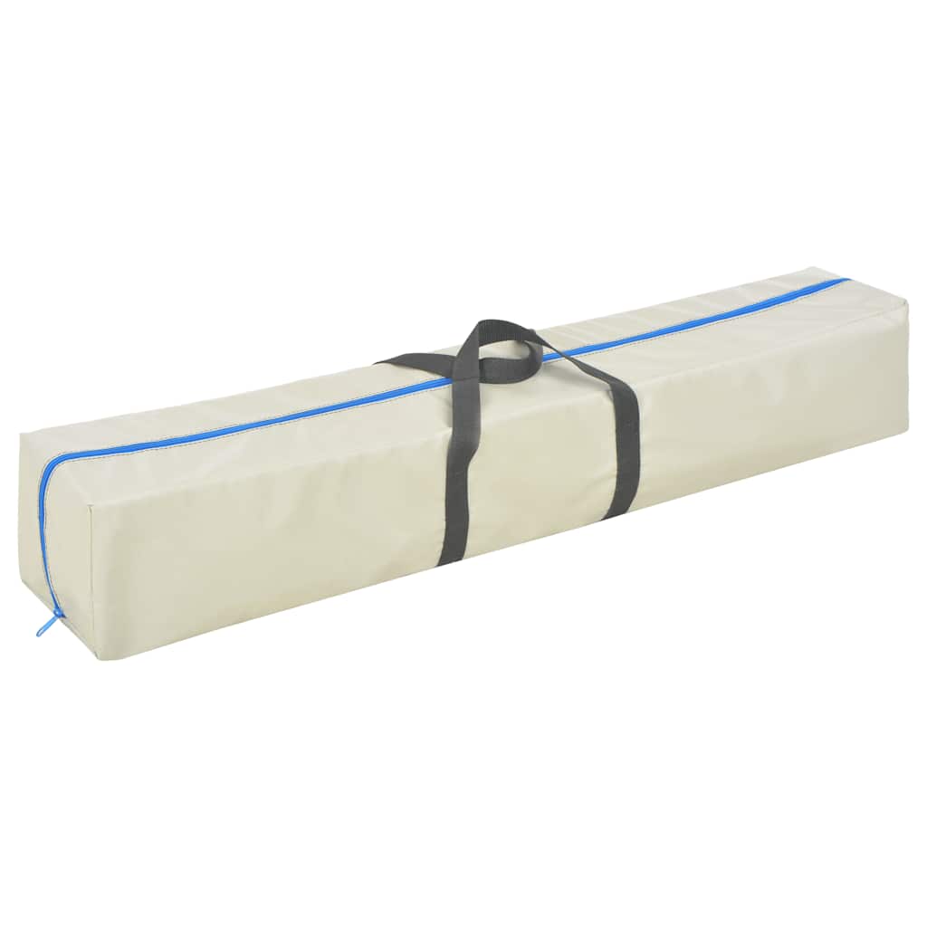 kék PVC felfújható tornaszőnyeg pumpával 700 x 100 x 10 cm