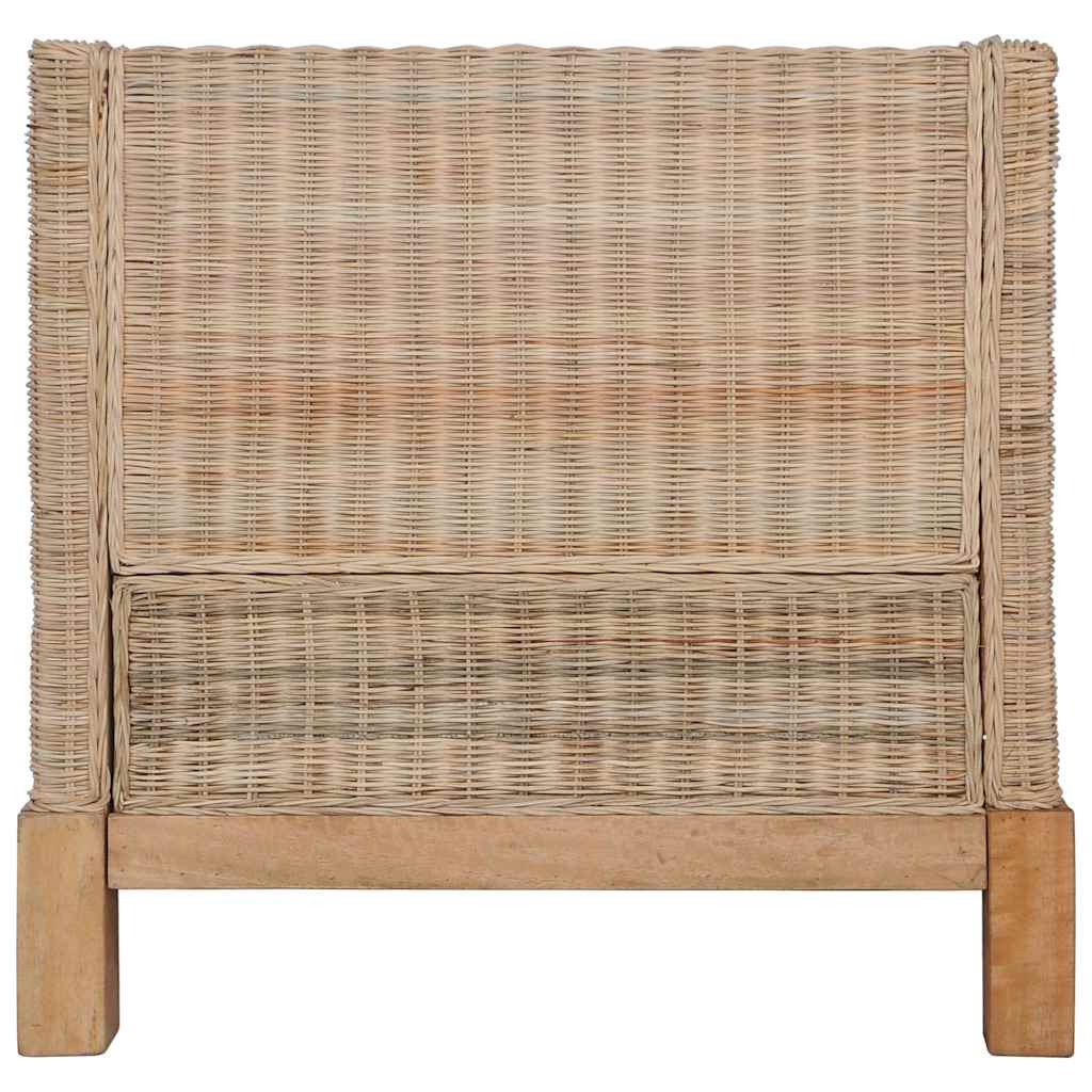 természetes rattanfotel párnákkal
