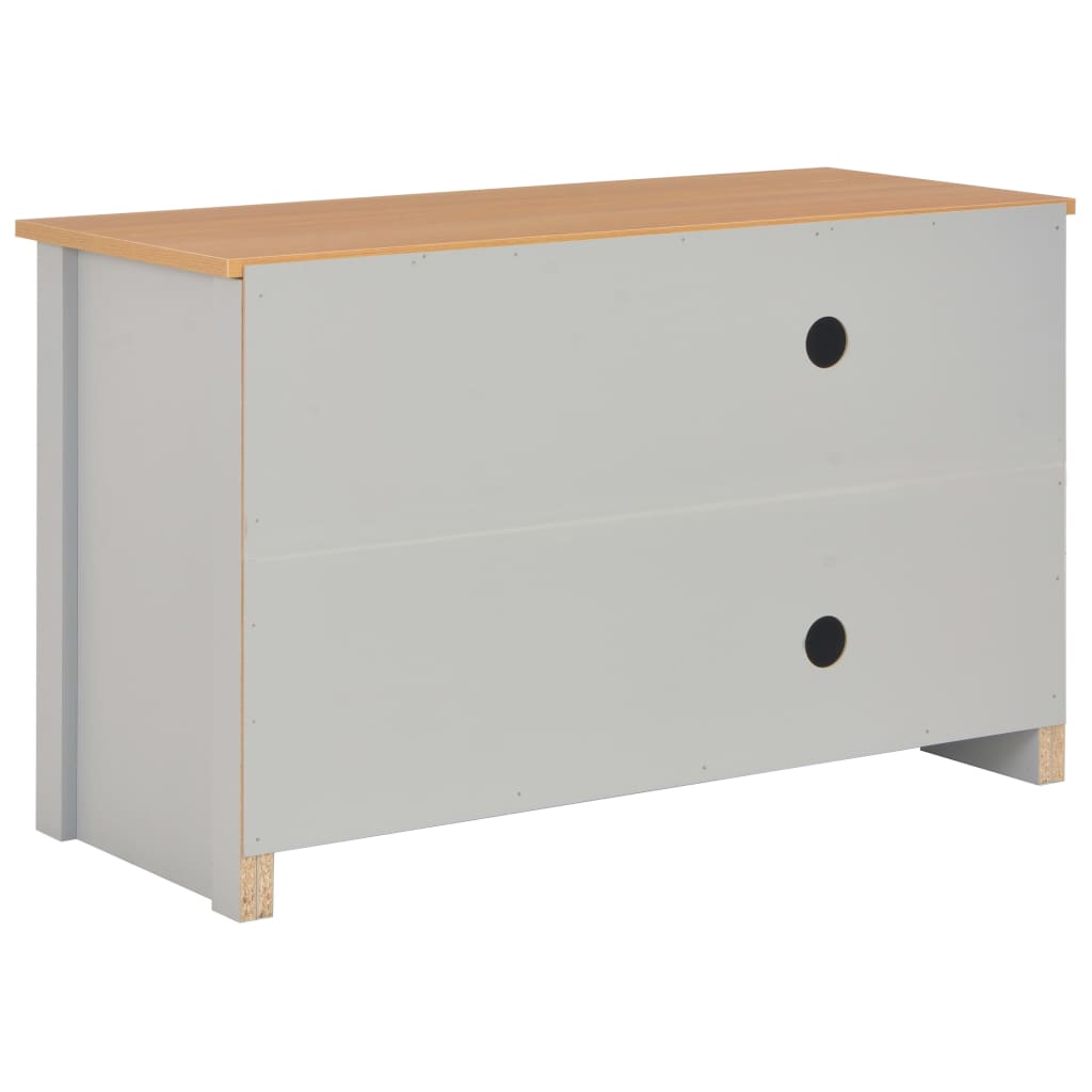 szürke TV-szekrény 95 x 39 x 58 cm