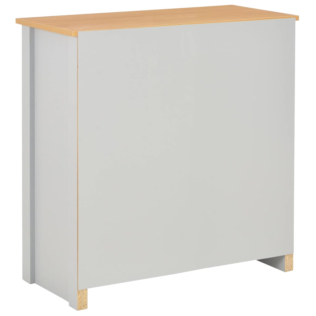 szürke komód 79 x 35 x 81 cm