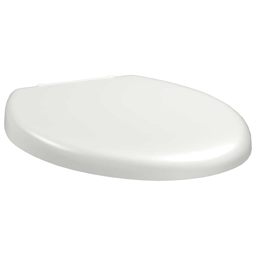 fehér gyorsan szerelhető WC-ülőke lassan csukódó fedéllel
