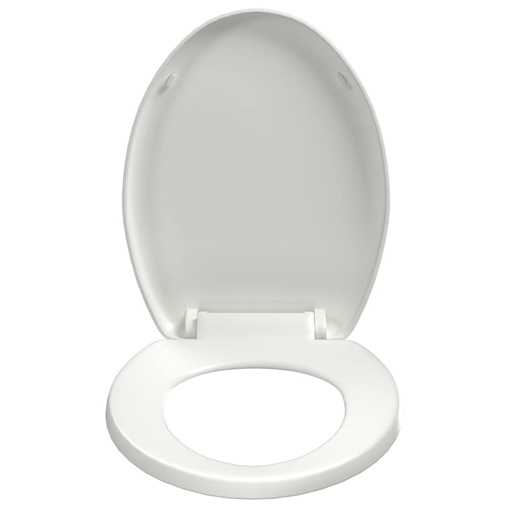 fehér gyorsan szerelhető WC-ülőke lassan csukódó fedéllel