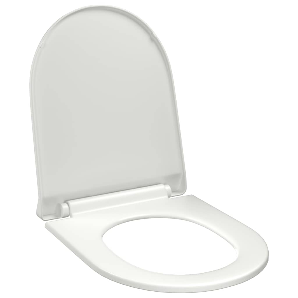 fehér gyorsan szerelhető WC-ülőke lassan csukódó fedéllel