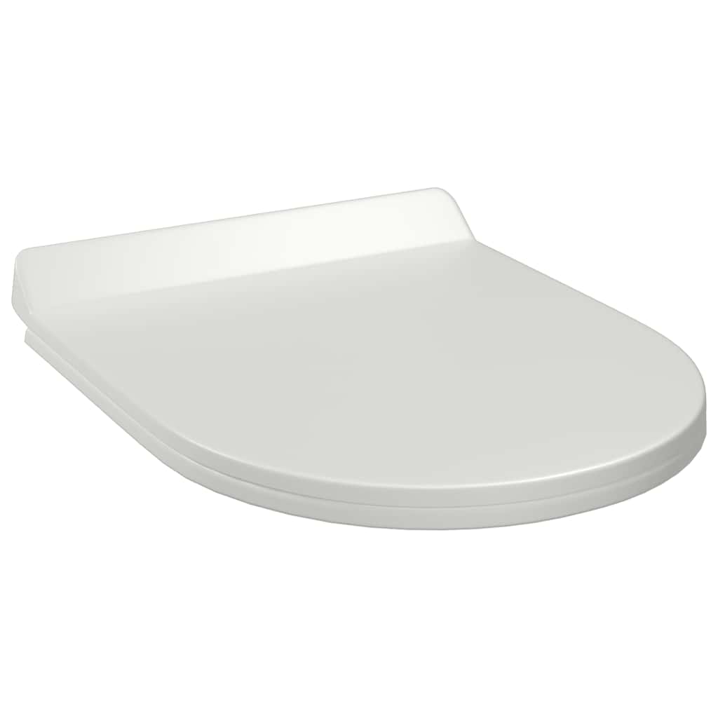 fehér gyorsan szerelhető WC-ülőke lassan csukódó fedéllel