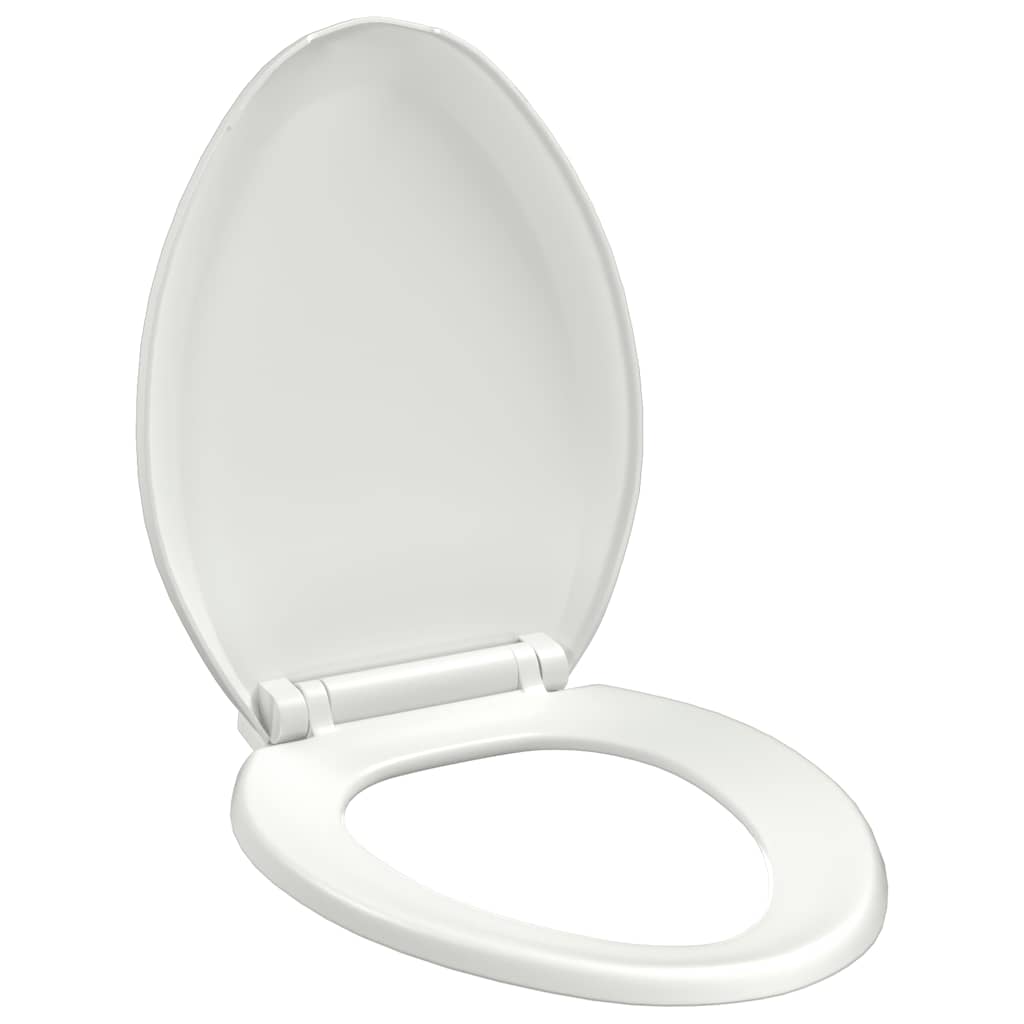 fehér gyorsan szerelhető WC-ülőke lassan csukódó fedéllel