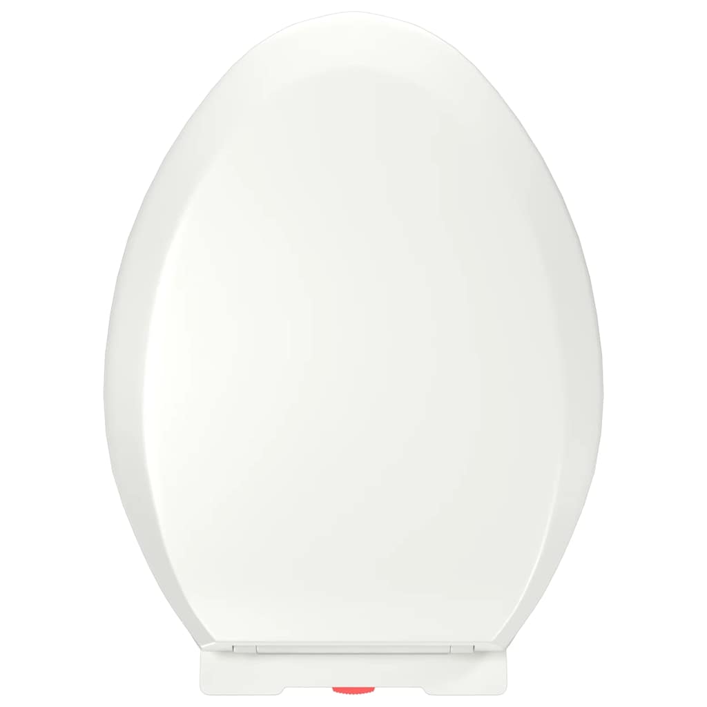 fehér gyorsan szerelhető WC-ülőke lassan csukódó fedéllel