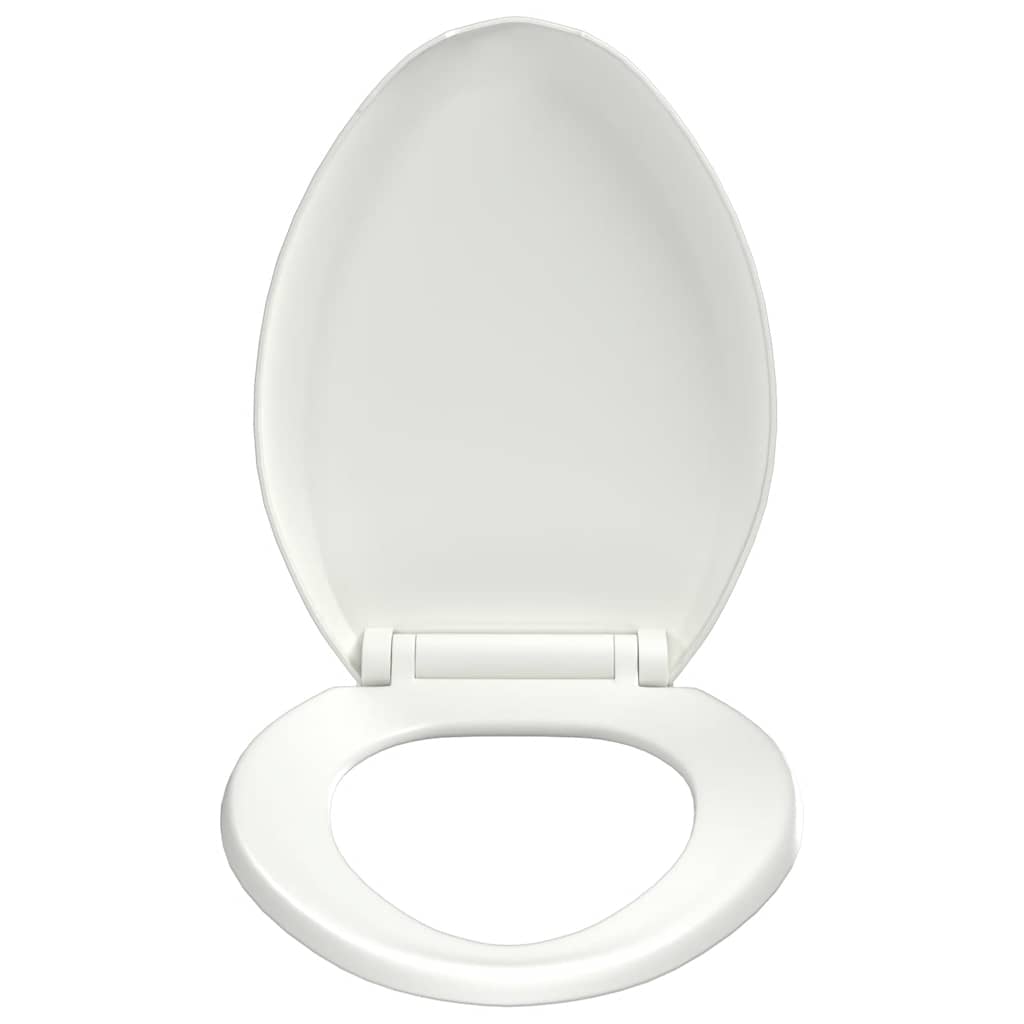 fehér gyorsan szerelhető WC-ülőke lassan csukódó fedéllel