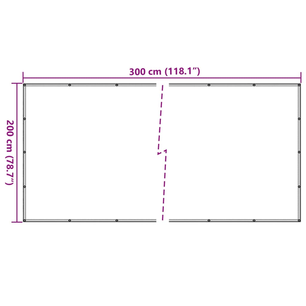 fekete HDPE pótkocsiháló 2 x 3 m