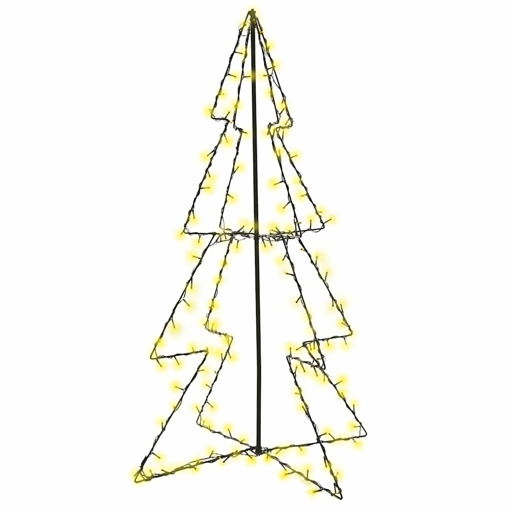 160 LED-es beltéri/kültéri kúp alakú karácsonyfa 78 x 120 cm