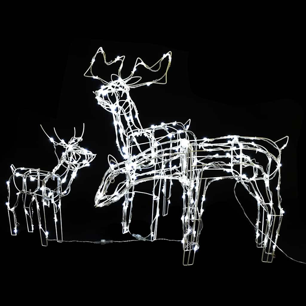 3 részes karácsonyi rénszarvasos díszvilágítás 229 LED