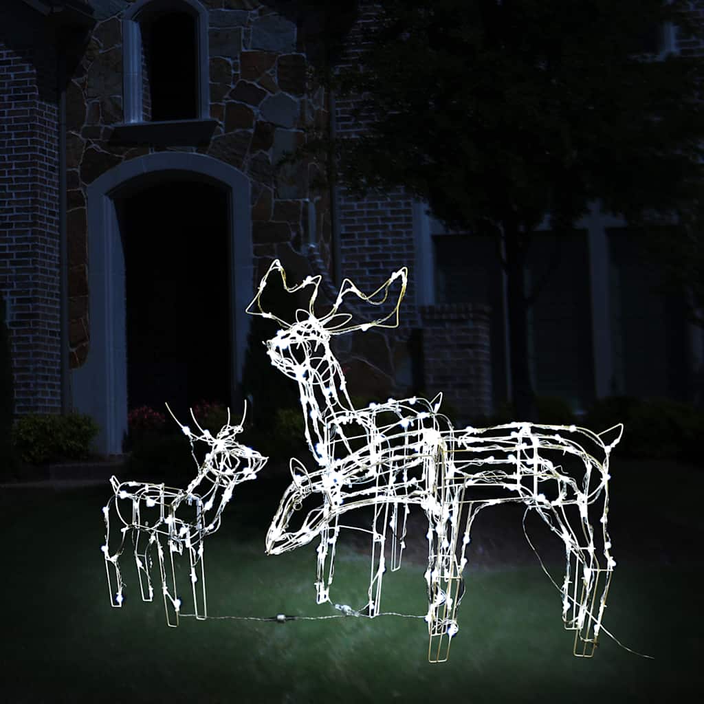 3 részes karácsonyi rénszarvasos díszvilágítás 229 LED