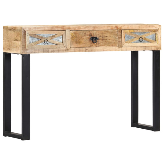 tömör mangófa tálalóasztal 110 x 30 x 76 cm