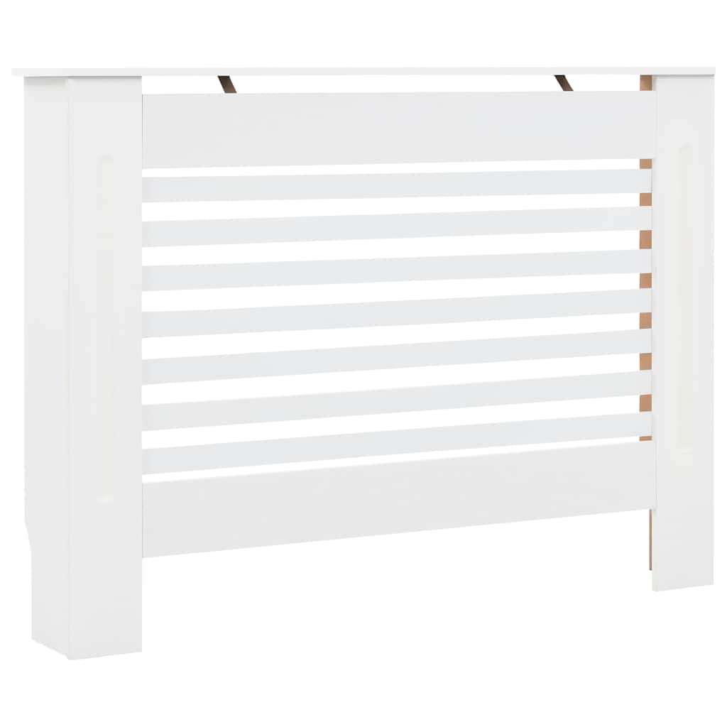 fehér MDF radiátorburkolat 112 x 19 x 81,5 cm