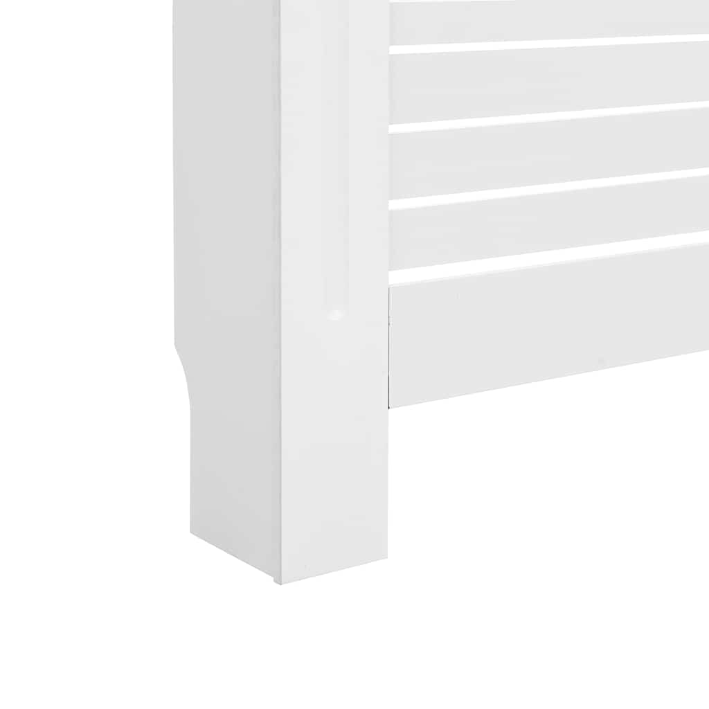 fehér MDF radiátorburkolat 152 x 19 x 81,5 cm