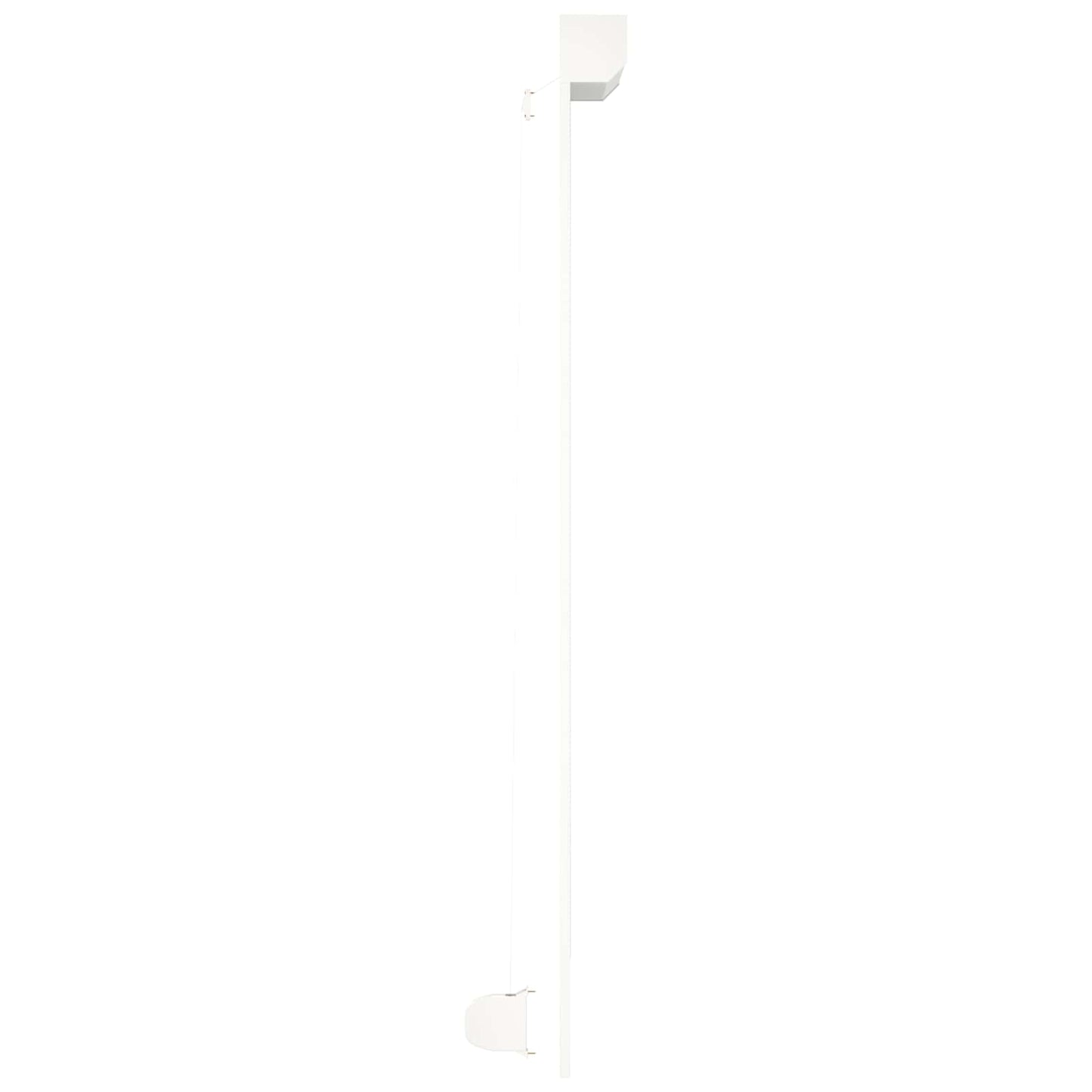 Roló Fehér 110 x 220 cm Alumínium és poliuretán