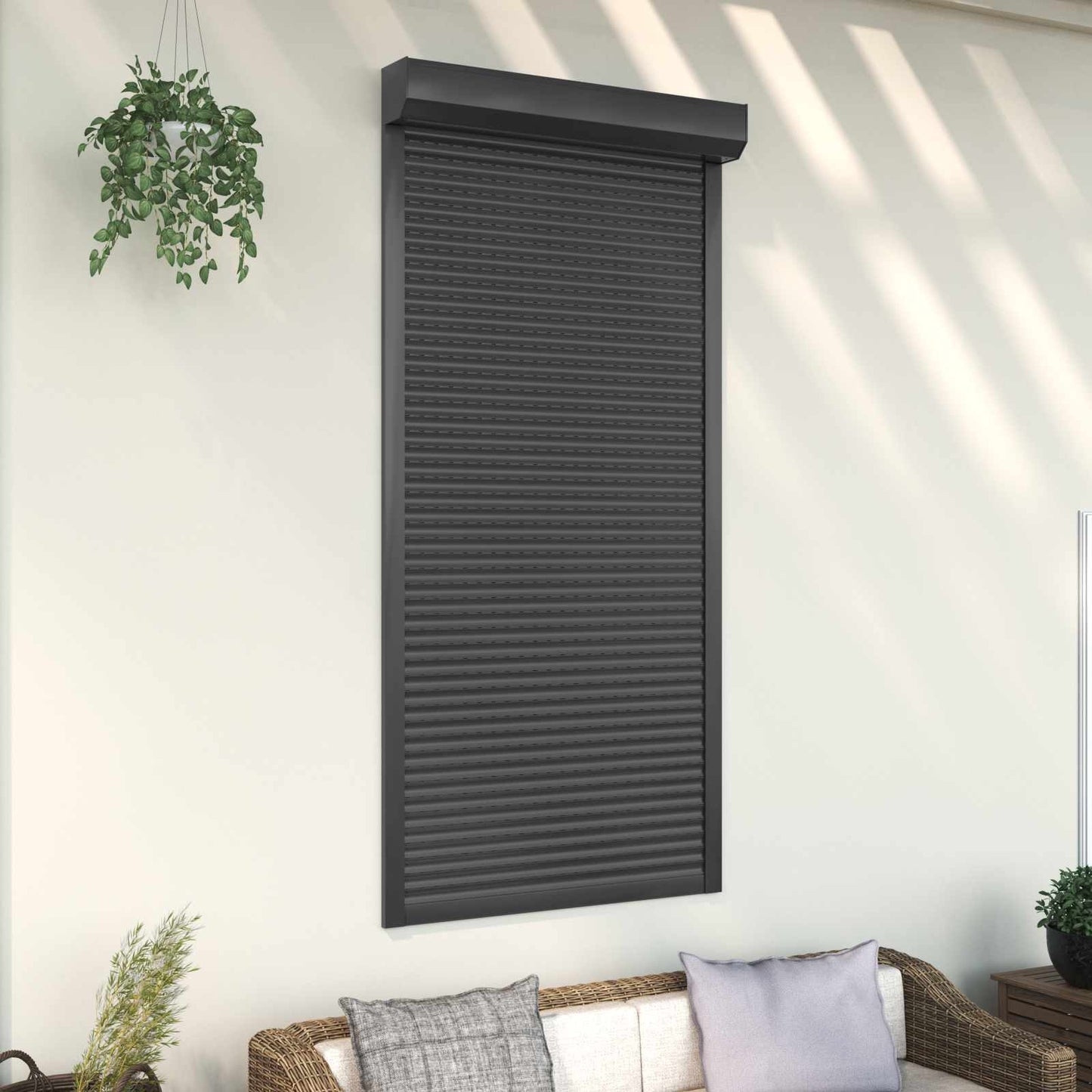 Roló Antracit 100 x 210 cm Alumínium és poliuretán