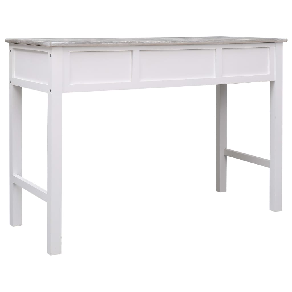 szürke fa íróasztal 110 x 45 x 76 cm