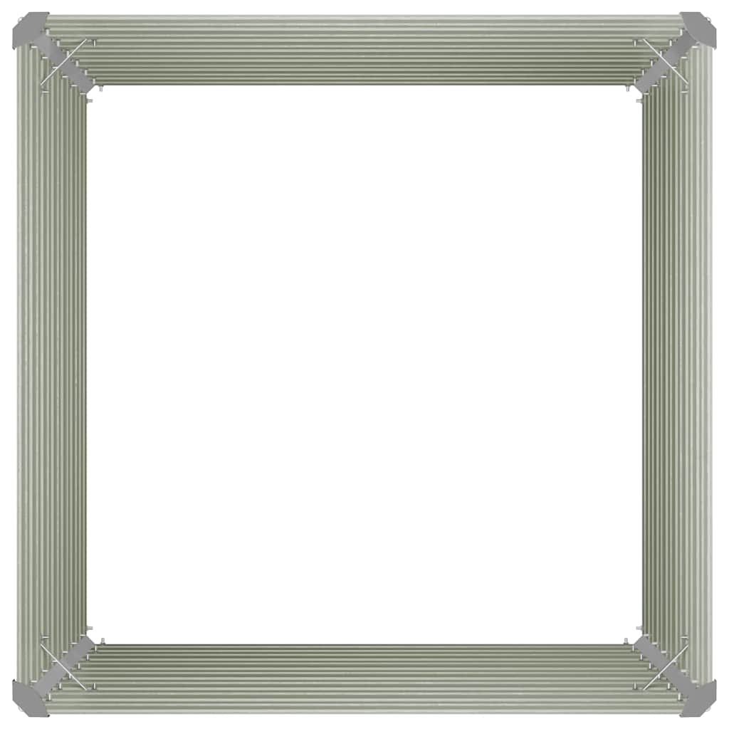 barna kerti magaságyás horganyzott acélból 100 x 100 x 77 cm