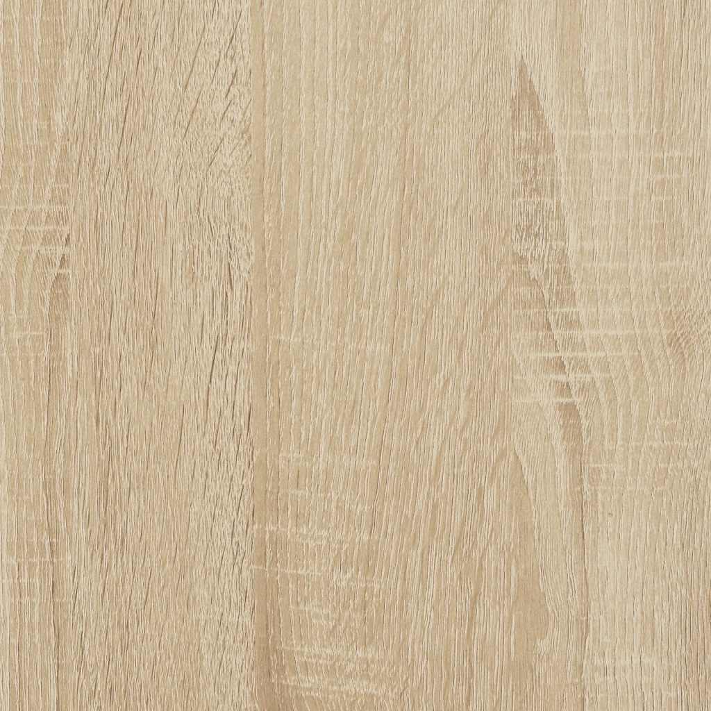 sonoma tölgyszínű szerelt fa könyv-/tálalószekrény 66x30x130cm