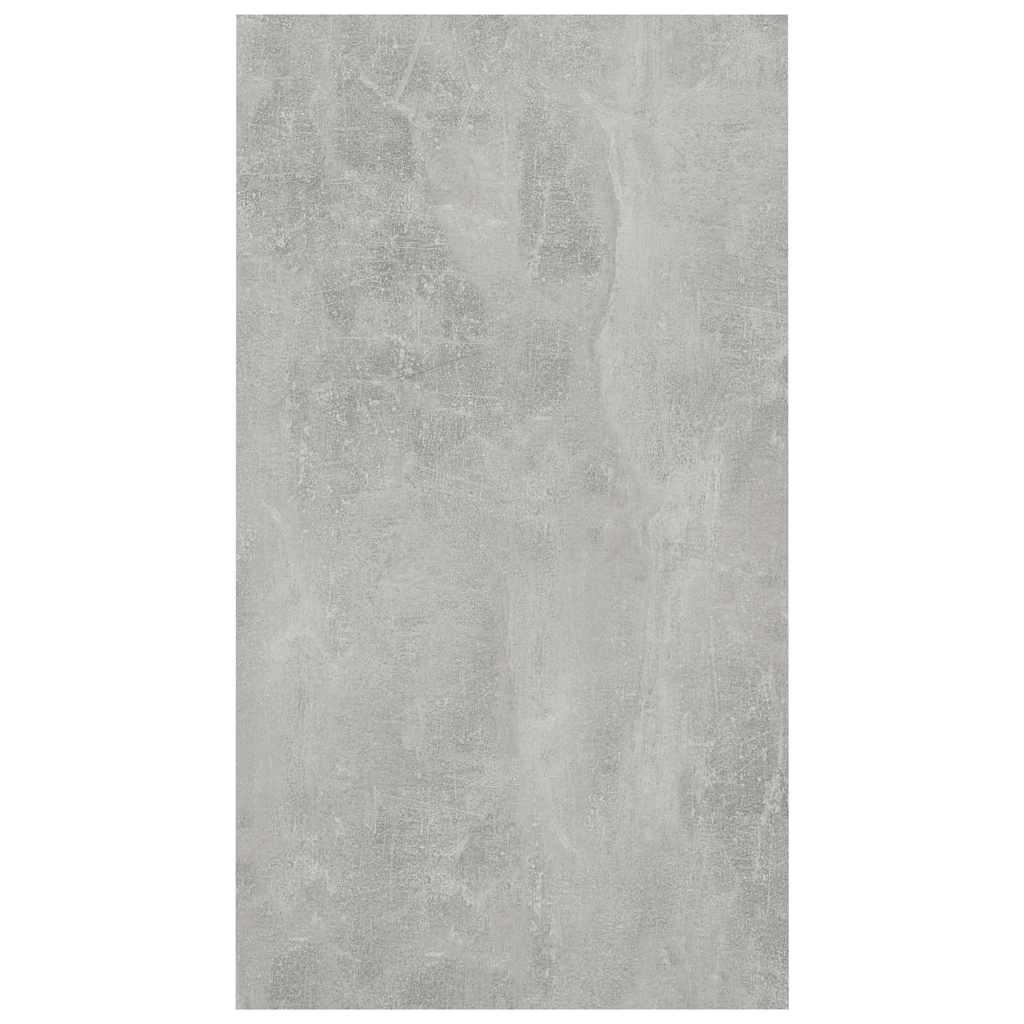 betonszürke szerelt fa könyv-/tálalószekrény 50 x 25 x 80 cm