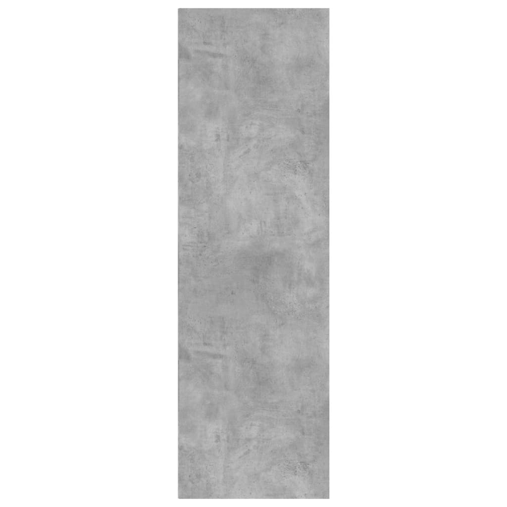 betonszürke szerelt fa könyv-/tálalószekrény 66x30x98 cm