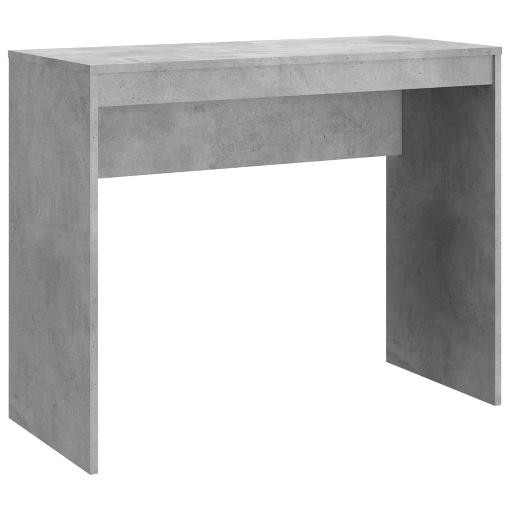 betonszürke szerelt fa íróasztal 90 x 40 x 72 cm