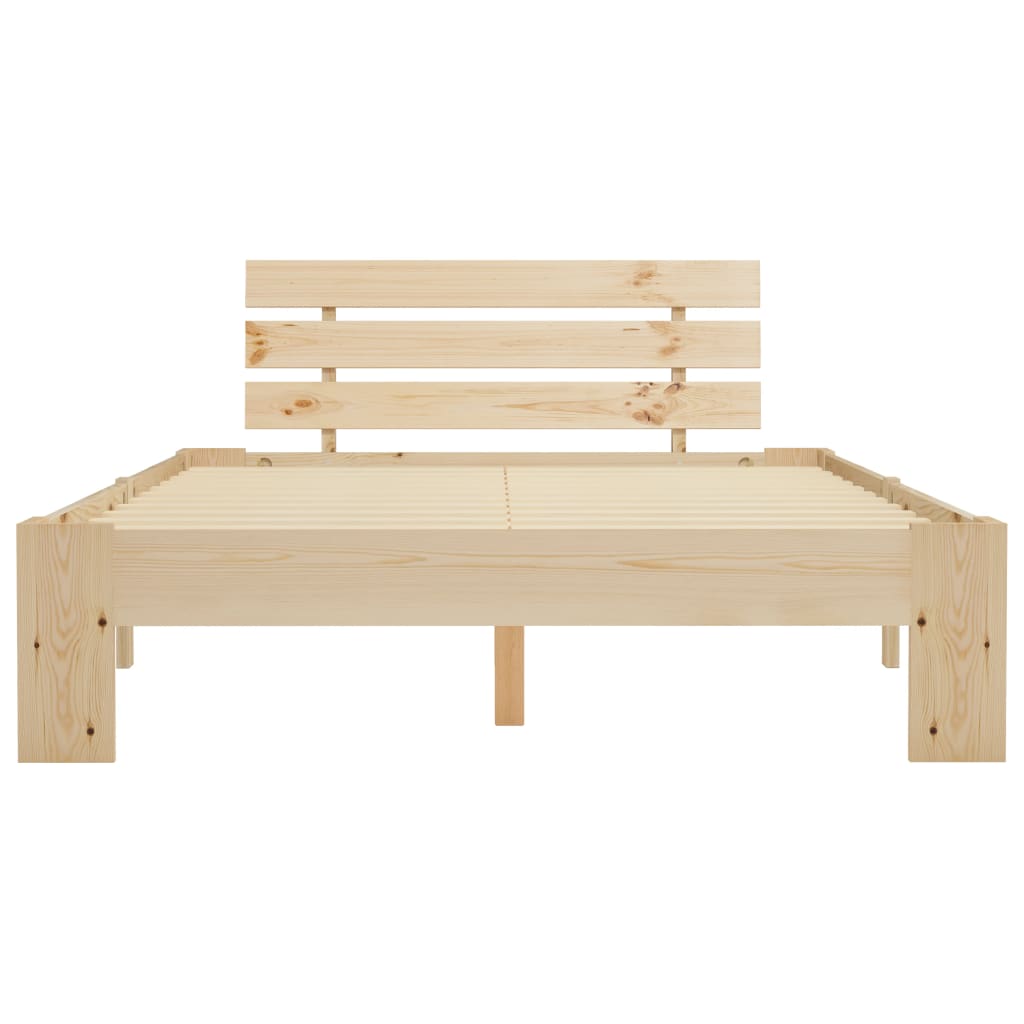 tömör fenyőfa ágy matrac nélkül 140 x 200 cm