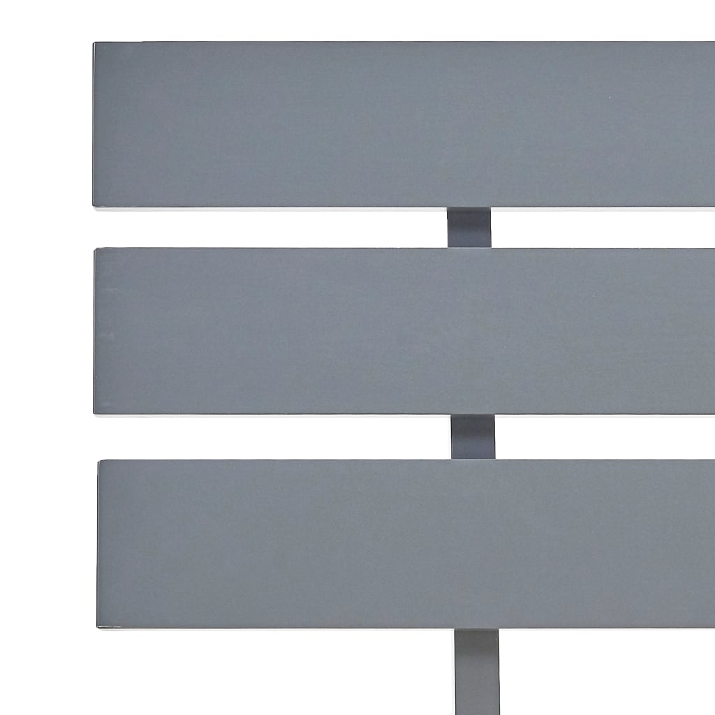 szürke tömör fenyőfa ágykeret 140 x 200 cm