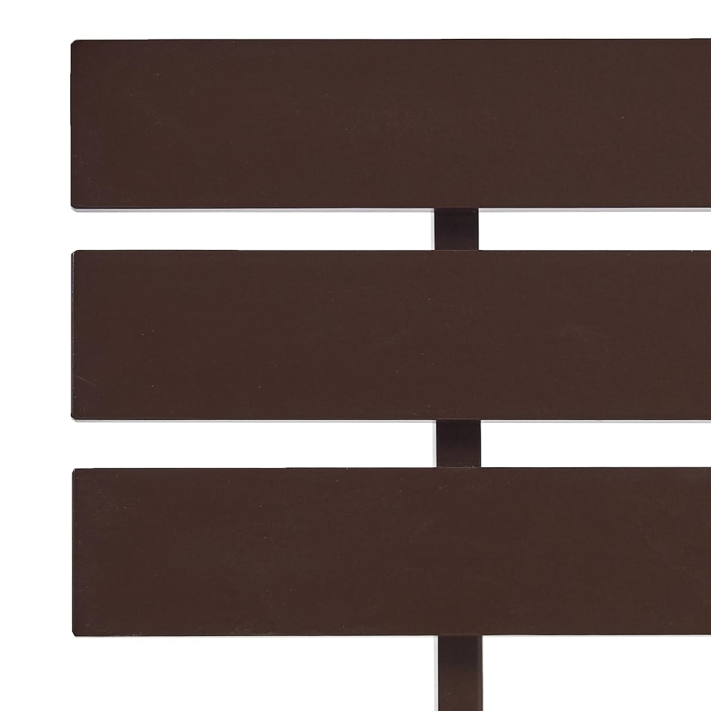 sötétbarna tömör fenyőfa ágykeret 90 x 200 cm