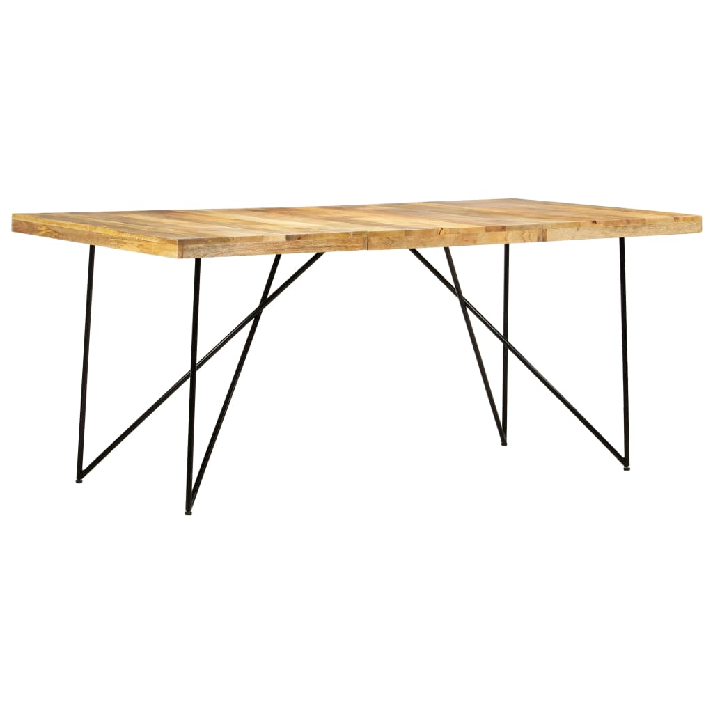 tömör mangófa étkezőasztal 180 x 90 x 76 cm