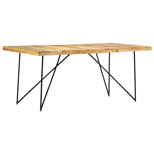 tömör mangófa étkezőasztal 180 x 90 x 76 cm