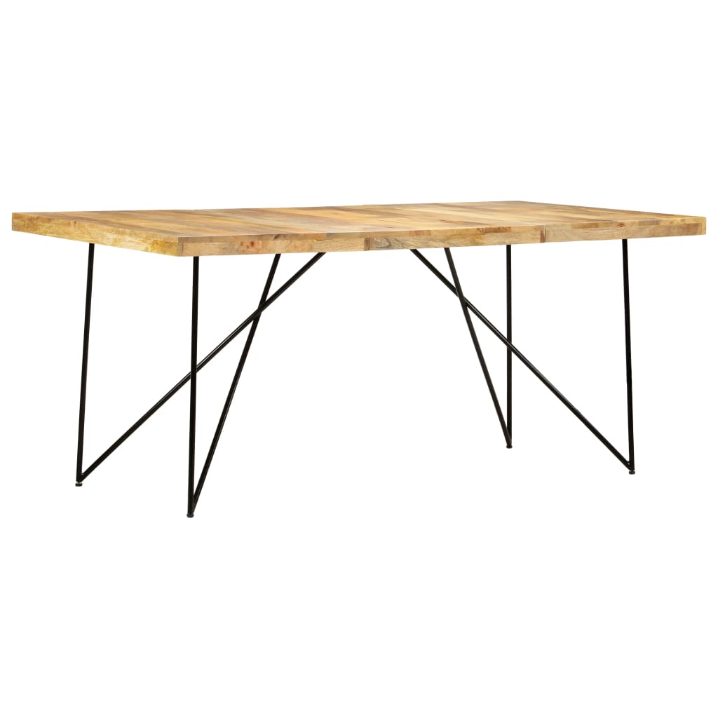 tömör mangófa étkezőasztal 180 x 90 x 76 cm