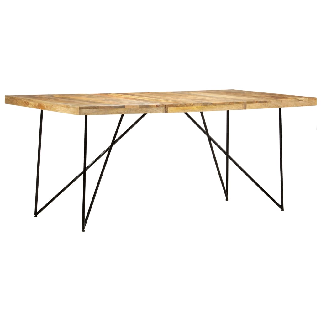 tömör mangófa étkezőasztal 180 x 90 x 76 cm