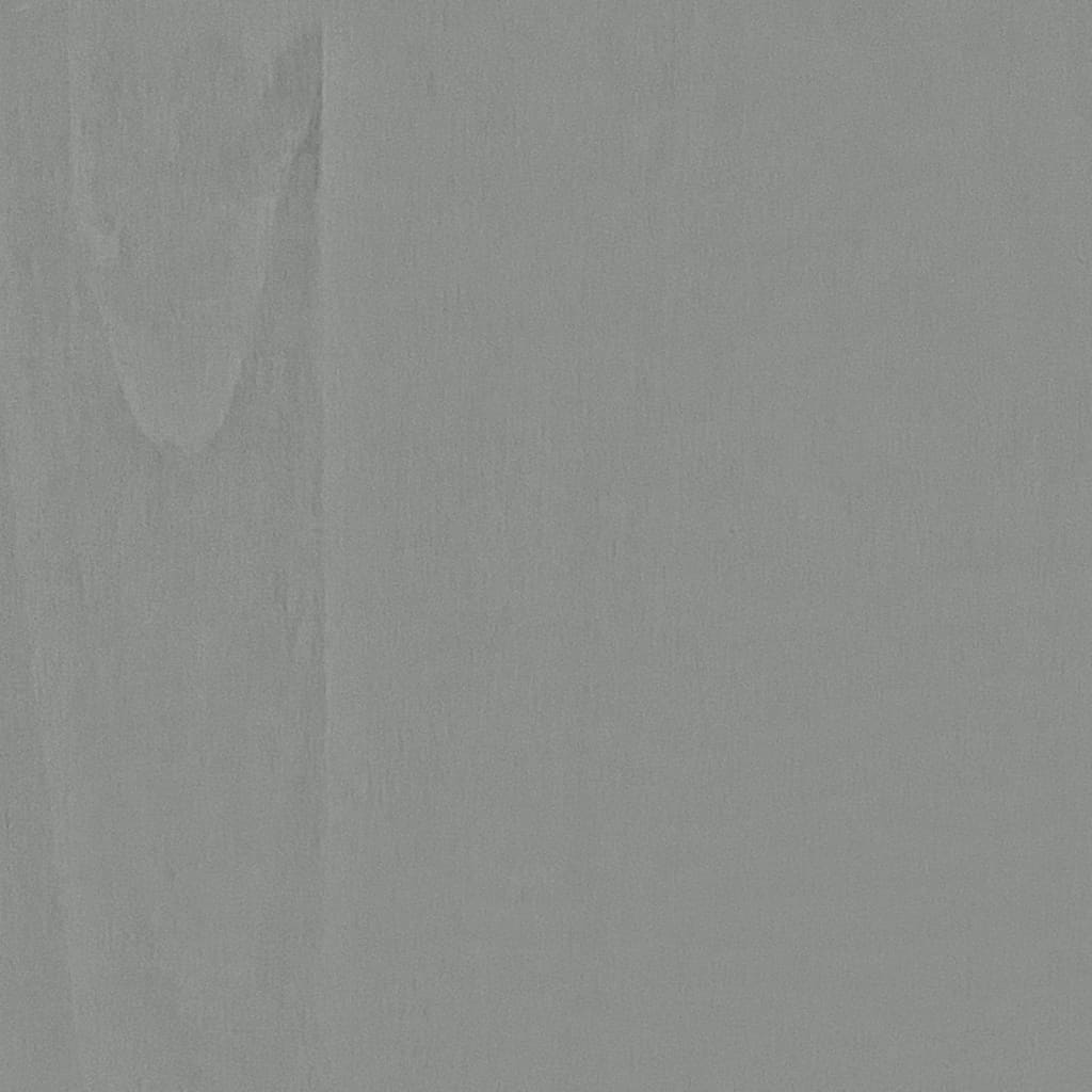 szürke Corona-stílusú mexikói fenyő dohányzóasztal 100x55x44 cm