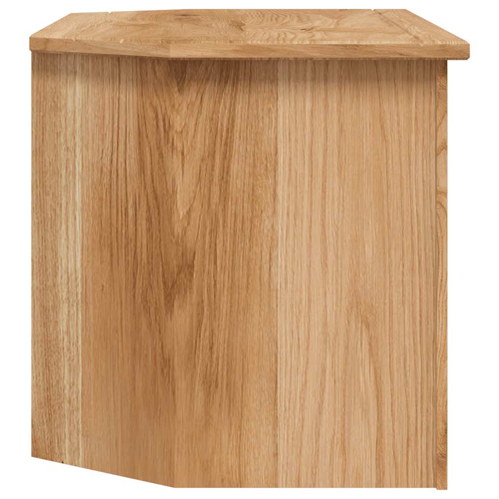 panama stílusú tömör fenyőfa sarok TV-szekrény 93 x 49 x 49 cm
