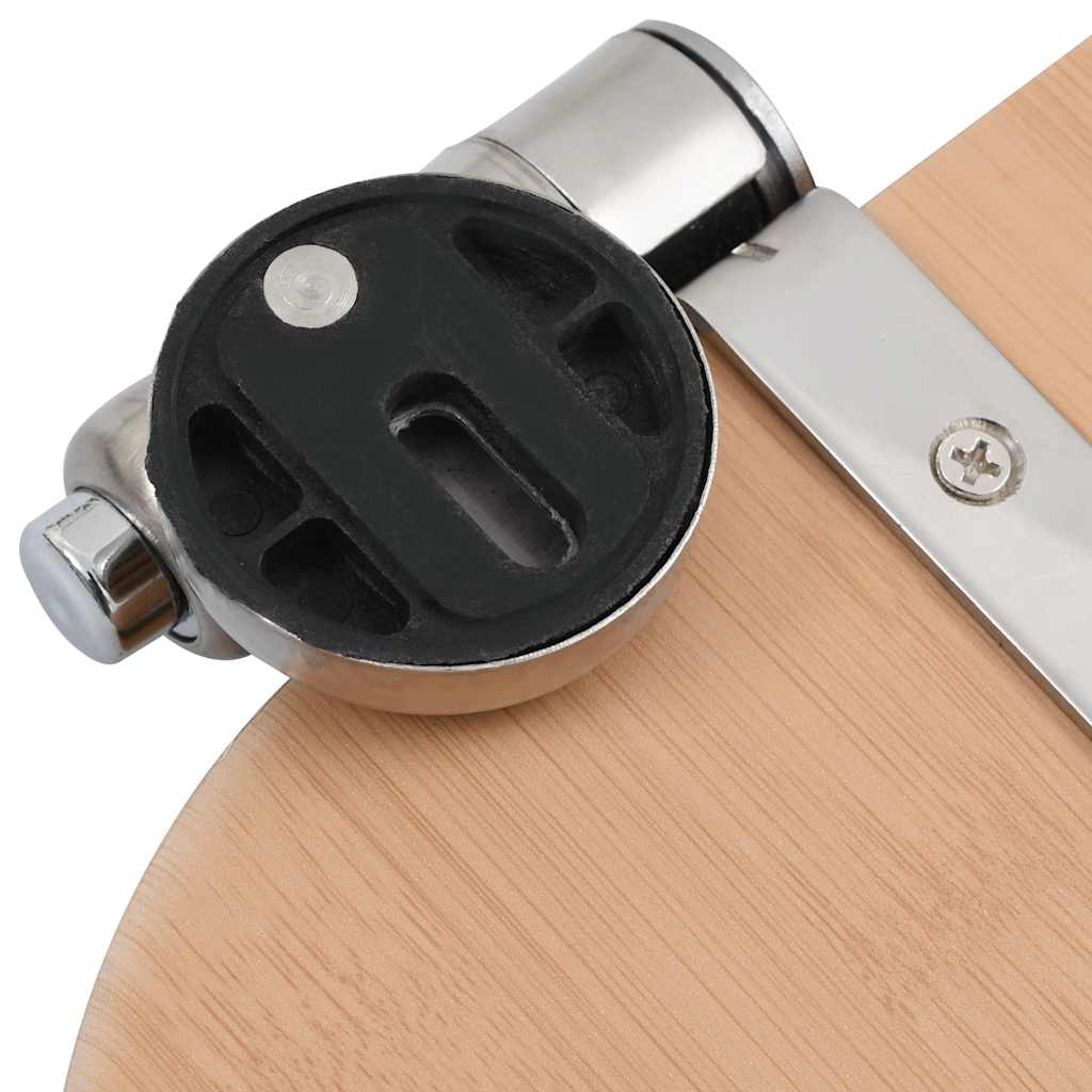 2 db bambuszmintás MDF WC-ülőke lassan csukódó fedéllel