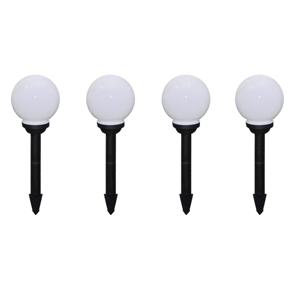8 db kültéri gyalogjáró LED-lámpa cölöppel 15 cm