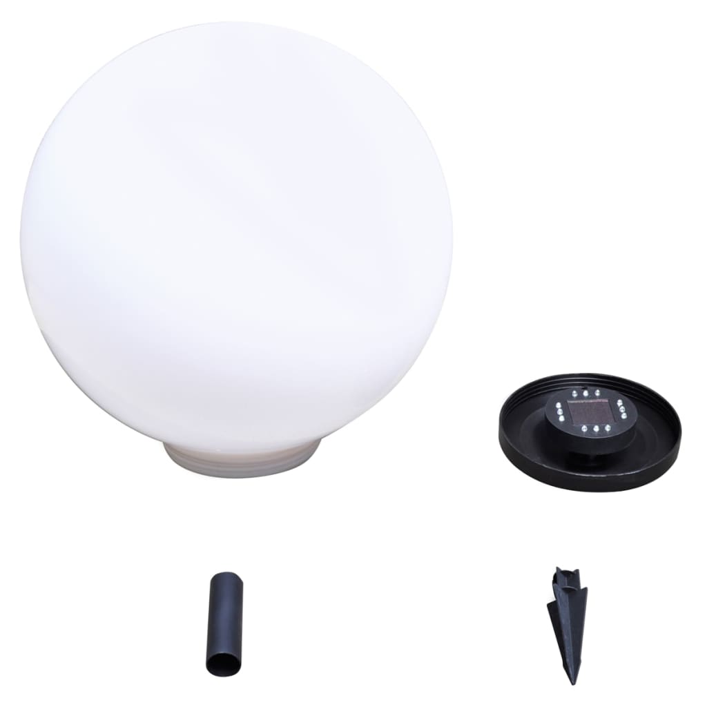 2 db kültéri gyalogjáró LED-lámpa cölöppel 50 cm