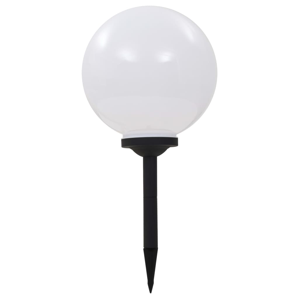 4 db napelemes kültéri LED gömblámpa 30 cm RGB