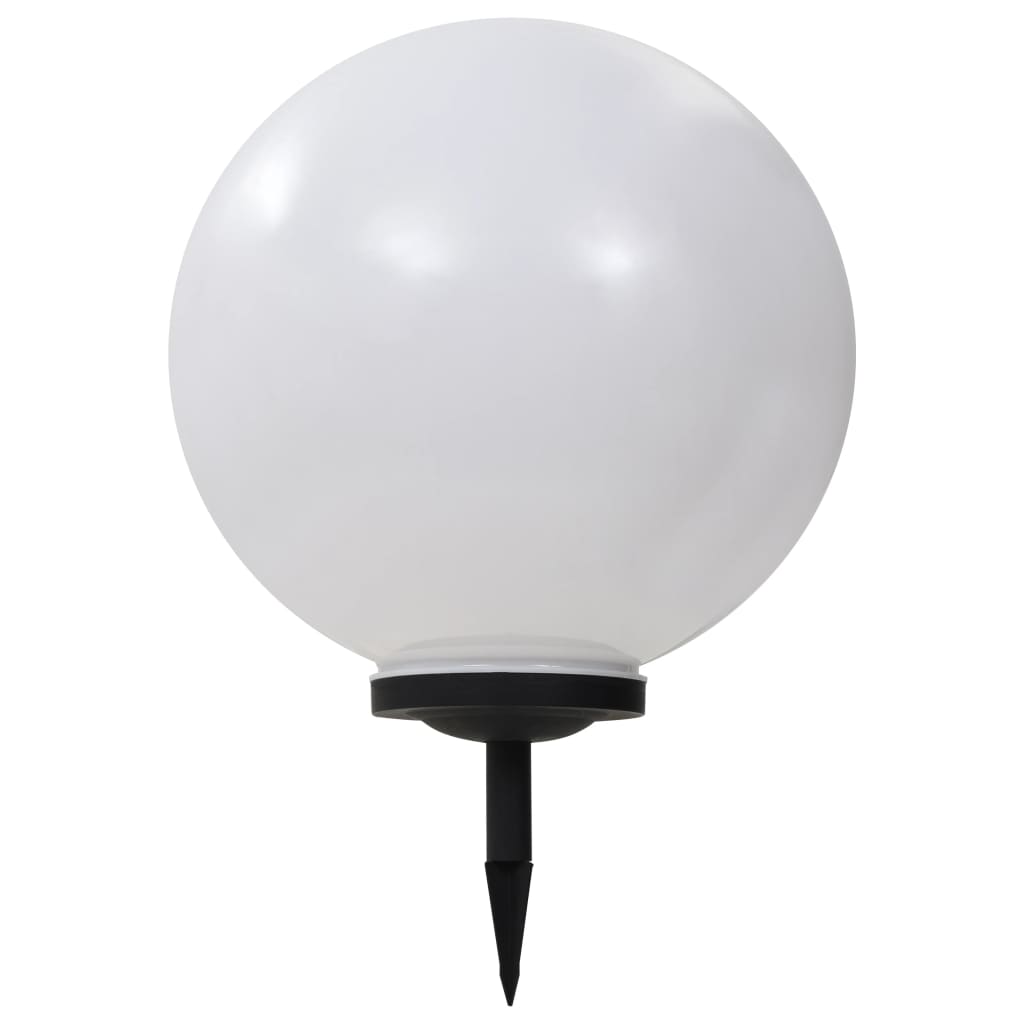 2 db napelemes kültéri LED gömblámpa 40 cm RGB