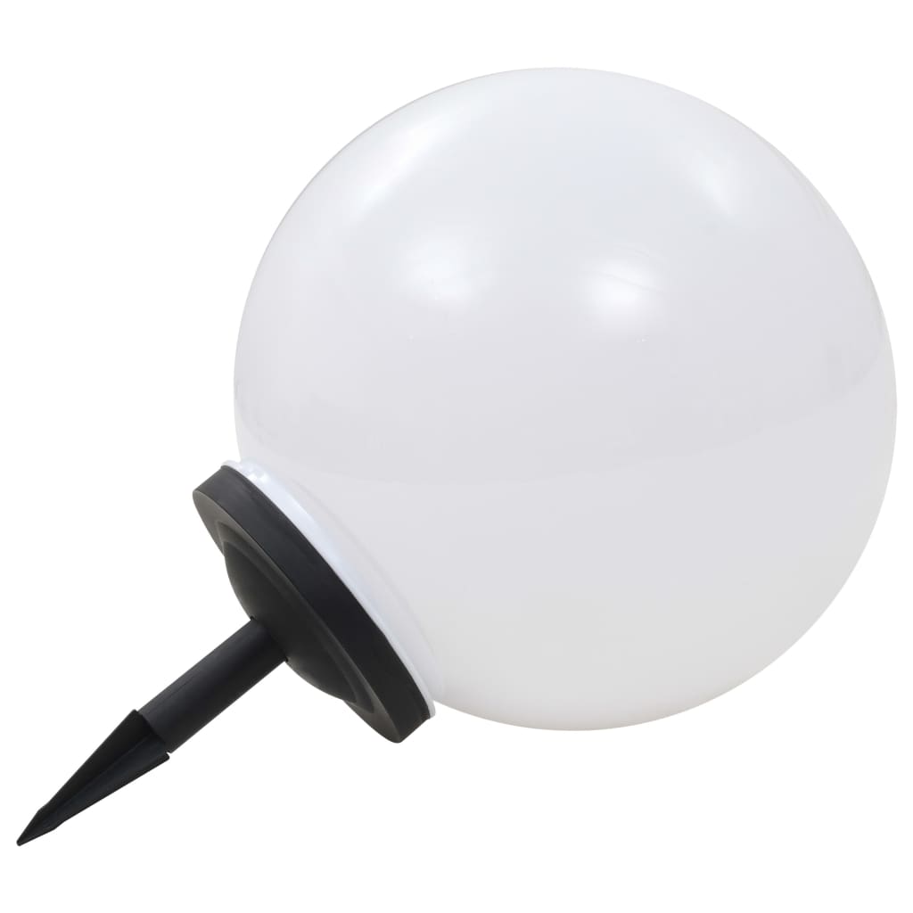 2 db napelemes kültéri LED gömblámpa 40 cm RGB