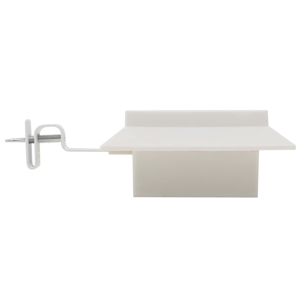 12 db fehér négyzet alakú kültéri napelemes LED lámpa 12 cm