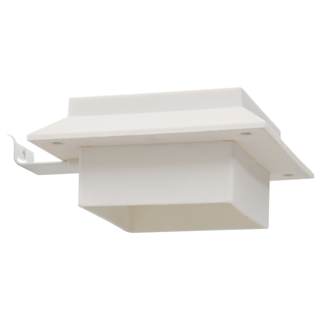 12 db fehér négyzet alakú kültéri napelemes LED lámpa 12 cm