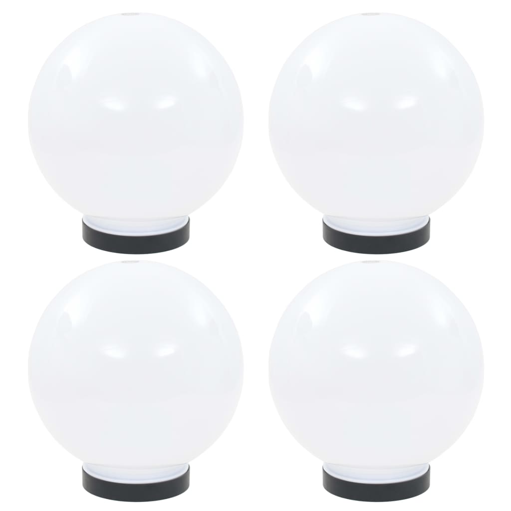 4 db LED gömblámpa 20 cm PMMA